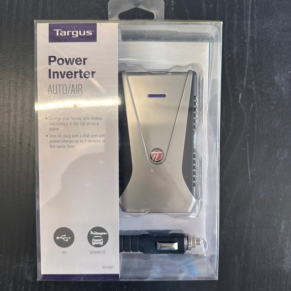 Targus Other - Targus Power Inverter Auto/Air 100W USB AC Outlet Car Airplane Charger